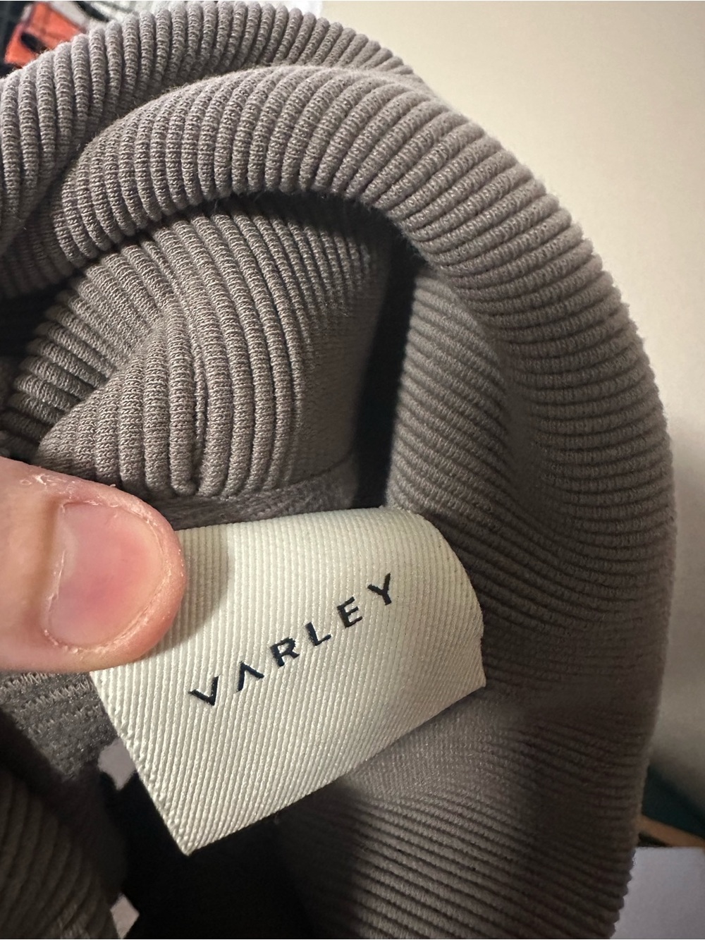Varley Milton Sweat ottoman fabric VAR01116 size small charcoal grey - Picture 6 of 6